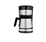 Multilaser Multi Home Cafetera Eléctrica, 1.2 Litros, 30 Tazas, Jarra de Acero Inoxidable, Sistema Antigoteo, Filtro Reutilizable, 900W