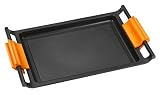 BRA Efficient | Plancha Lisa Aluminio Fundido 45 Cm, inducción | Aluminio fundido con antiadherente, apta para todo tipo de cocinas incluida inducción, libre de PFOA