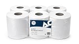 Bobina Papel Secamanos Mecha Laminado Gofrado Doble Capa - Pack 6 unidades | Gran resistencia y absorción.