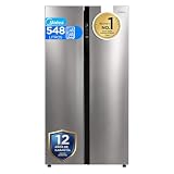 Midea Frigorifico Americano No Frost, 548L, 176 x 89,7 cm, Motor inverter | Nevera Americana con Congelador, Silencioso 35 db,Panel táctil, Multi air flow, Bajo consumo, Frigorifico combinado 3 modos
