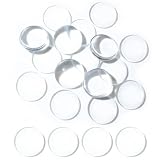 QEQSHQO 40 Unidades Protectoras Antideslizantes de Goma para Mesas de Cristal con Puntos de Succión Autoadhesivos (25mm) (Transparente)