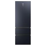 Haier 3D 70 Series 7 HTW7720ENMB - Frigorífico Combi, Cajones Direct Access, Conexión WIFI, Motor Inverter, Cajón Humidity Zone, Total No Frost, 483 L, Clase E, Negro, Ancho: 70 cm, Alto: 200 cm