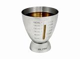 Vin Bouquet Medidor de Cóctel Gigante 30-180 ml de Acero Inoxidable | Medidor grande con escala de 30 a 180 ml para cócteles largos, jarras y recetas para varios