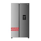 Corbero - Frigorífico Americano | CFSBSH735XWD | 439L | 177x91x59 | No Frost | Motor Inverter Silencioso | Dispensador de Agua y Twist Ice Maker | Inox