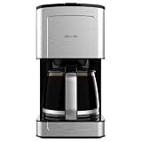 Cecotec Cafetera de Goteo Coffee 56 Heat. 800W de Potencia, Capacidad 1,2L para 10 Tazas, Acabados en Acero Inox, Boquilla Antigoteo, Filtro Permanente o Papel, Autoapagado