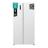 Hisense RS3P538NEWE - Frigorífico Americano SBS, KitchenFit, Ancho 91cm | AlxAnxFn 178,6x91x60cm, 527L, Blanco, Inverter, Garantía 10 Años en Compresor, Multi Airflow, Vent. Inferior, Apertura 90º