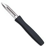 Arcos Serie Gadgets - Cuchillo Mondador Pelapatatas - Hoja de Acero Inoxidable de 60 mm - Mango de Polipropileno Color Negro