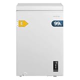 Cecotec Congelador Horizontal 99L Bolero CoolMarket Chest 99P White E. Cesta con Asas, Control Electrónico LED, UltraContact D-Cool, Dual Function, Puerta ZeroG (80º-30º), Fast Freezing, Compacto