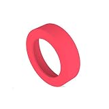 Gteller 4 fundas protectoras inferiores de silicona para frasco/taza/botella de agua (rojo, 60 cm)
