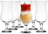 Glasmark Krosno - Juego de vasos de cóctel de Vidrio (6 x 420 ml), transparente