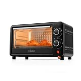 Nilson Life Horno de Sobremesa 10 L, Compacto, 1000 W, Control Mecánico, NHS1000N, Termostato Ajustable, Temperatura Máxima 230º, Temporizador 60 min, Incluye Bandeja Esmaltada y Rejilla Metalica