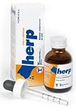 Alimento complementaria (Suplemento) para gatos a base de lattoferrina y lisina de gotas útil (caso de herpes Virus, copas Virus y otras infezioni – Herp gotas 50 ml – Cuentagotas Graduado y