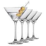 Schott Zwiesel Copas de Martini Bar Special (set de 4) | copas de Martini clásicas, copas de cristal Tritan aptas para lavavajillas, fabricadas en Alemania