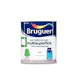 Bruguer Acrylic Multisuperficie Esmalte al agua Mate Blanco Permanente 750 ml