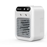 Aire Acondicionado Portatil, 500ML Mini USB Ventilador, Enfriador de Aire, Aire Humidificador Portátil Silencioso, Mini aire acondicionado portátil ideal para el hogar, la oficina y para acampar.