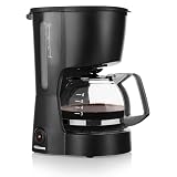 Tristar Cafetera de goteo, 0,6 L, 6 Tazas, Filtro Permanente, para Camping | Potencia 600 W, Placa calefactora, Apagado automático tras 40 minutos, Base antideslizante, Cuchara medidora, CM-1246