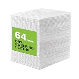HOMEXCEL Almohadillas de Trapo de Barrido en seco compatibles con Swiffer Sweeper, Almohadillas Desechables para fregona y Limpieza de Suelos, 64 Unidades