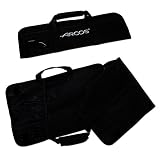 ARCOS Bolsa para Cuchillos 100% Poliéster 460x275 mm | Almacenamiento seguro y portátil con capacidad para 4 piezas (no incluidas). Serie Profesional. Color negro.
