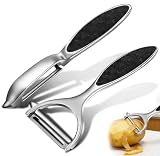 2 uds Pelador de Verduras Acero Inoxidable, Pelador de Patatas