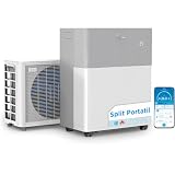 Midea Portasplit Aire Acondicionado Portatil 4 en 1 | 3000 frigorías / 12000 BTU | Split sin Obra de Bajo Consumo con modo Silence, App/Wifi, Deshumidificador, Calefacción y Ventilador hasta 45 m2