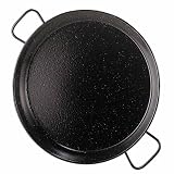Garcima 5020670 Paellera Valenciana Esmaltada 25 personas/ 70 cm, Acero