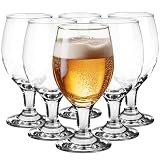 Glasmark Krosno Juego De Vasos De Cerveza 0,36 Litros Vasos De Cerveza Copa De Cerveza Para Cerveza Artesanal Copa De Tulipa Para Cóctel Vasos De Cóctel Resistentes Al Lavavajillas 6 X 360Ml