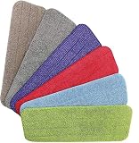 Vicloon Microfibra de Repuesto para Mopa,6 Piezas Recambio de Mopa de Microfibra,Compatible con Todo Spray Mops & Reveal Mops,Recambios de Mopa Lavables y Reutilizables (Multicolor)